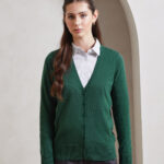 Women's button-through knitted cardigan