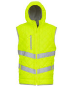 Hi-vis Kensington hooded gilet (HV007) - Image 4