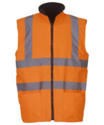 Hi-vis reversible fleece bodywarmer (HV008F) - Image 2