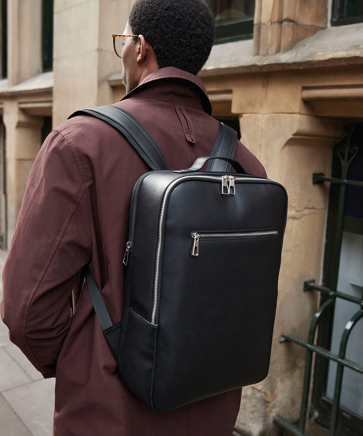 QD774_LS00_2026 Tailored luxe PU backpack - Image 1